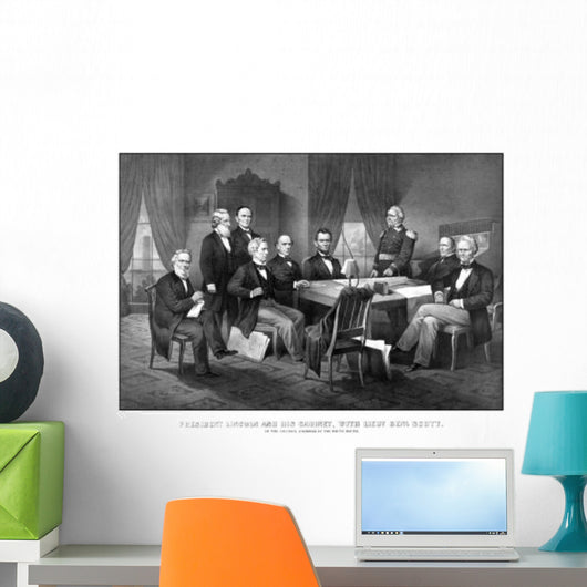 Vintage Civil War Print Wall Decal Design 15