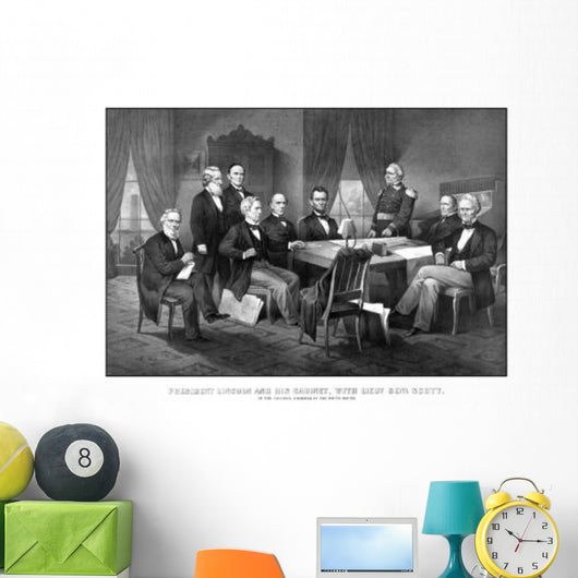 Vintage Civil War Print Wall Decal Design 15