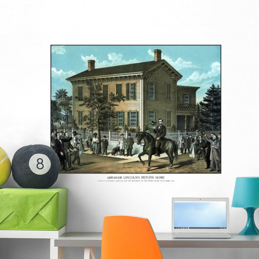 Vintage Civil War Print Wall Decal Design 14