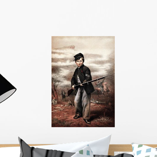 Vintage Civil War Print Wall Decal Design 13