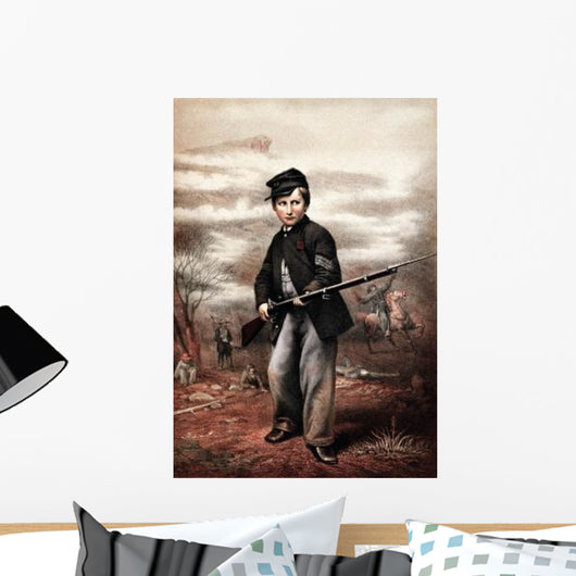 Vintage Civil War Print Wall Decal Design 13