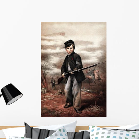 Vintage Civil War Print Wall Decal Design 13
