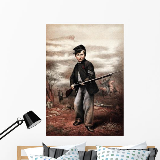 Vintage Civil War Print Wall Decal Design 13