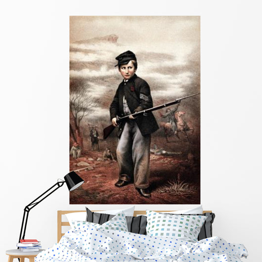 Vintage Civil War Print Wall Decal Design 13
