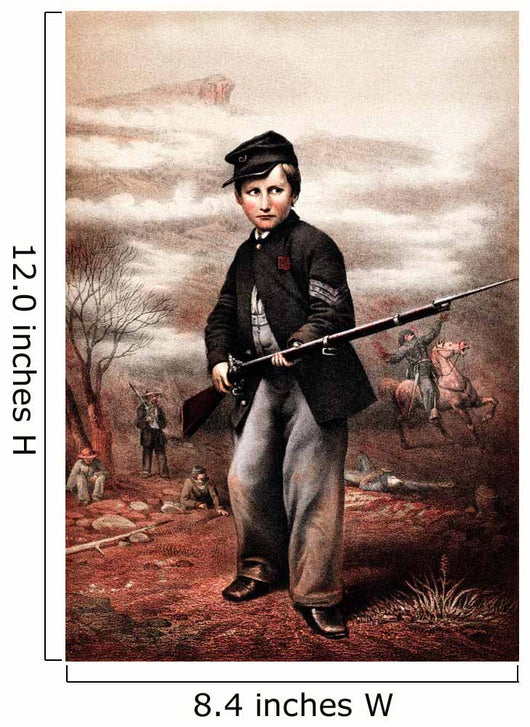Vintage Civil War Print Wall Decal Design 13