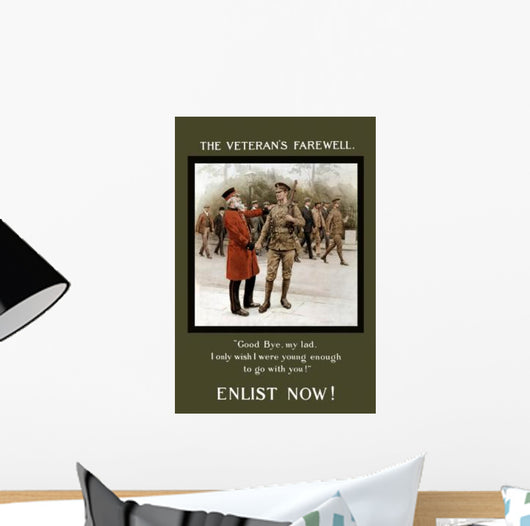 World War I Poster Wall Decal Design 1