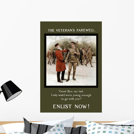 World War I Poster Wall Decal Design 1
