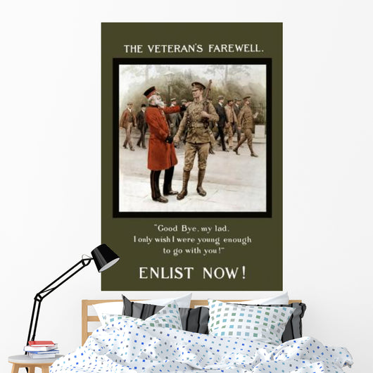 World War I Poster Wall Decal Design 1