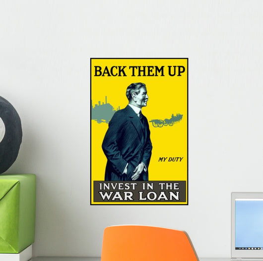 Vintage World War I Wall Decal Design 16