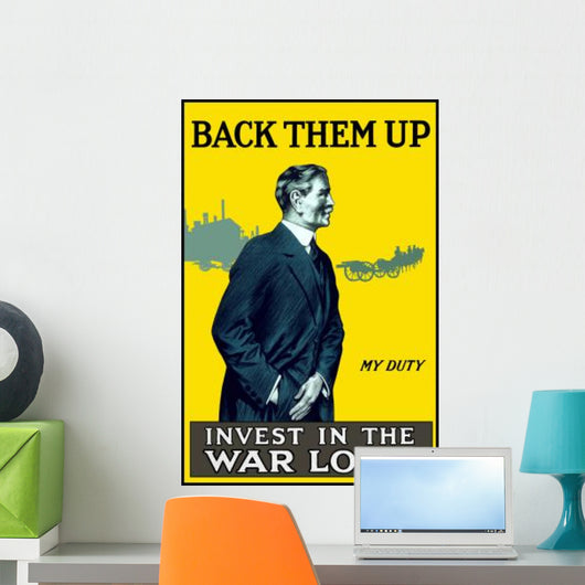Vintage World War I Wall Decal Design 16