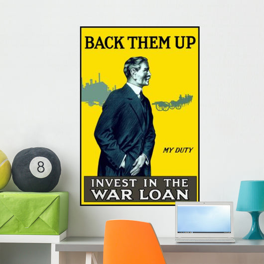 Vintage World War I Wall Decal Design 16