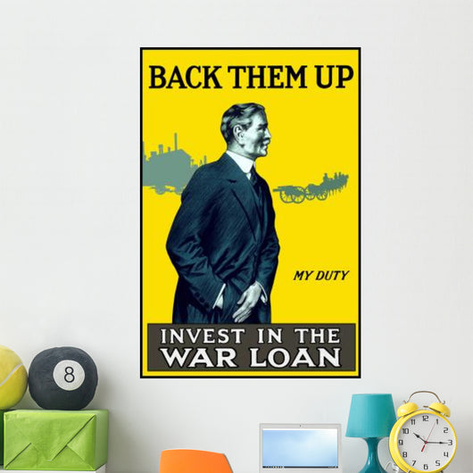 Vintage World War I Wall Decal Design 16