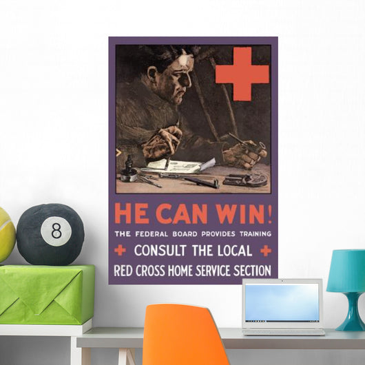 Vintage World War I Wall Decal Design 12