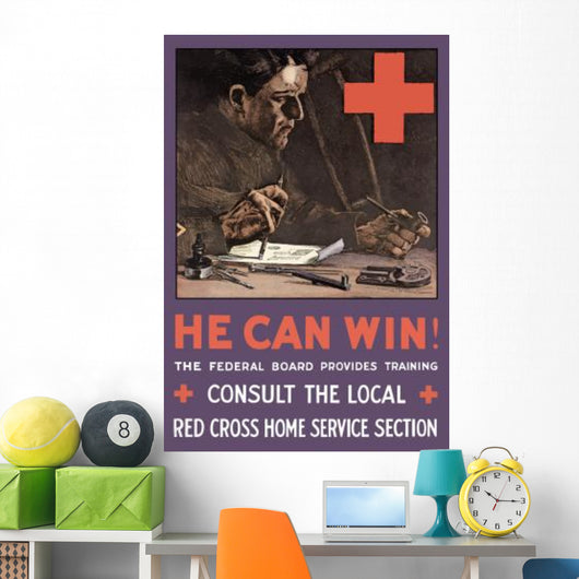 Vintage World War I Wall Decal Design 12