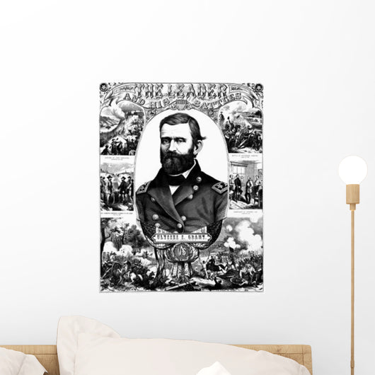 Vintage Civil War Poster Wall Decal Design 1