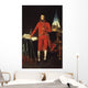 Vintage French History Painting Wall Decal