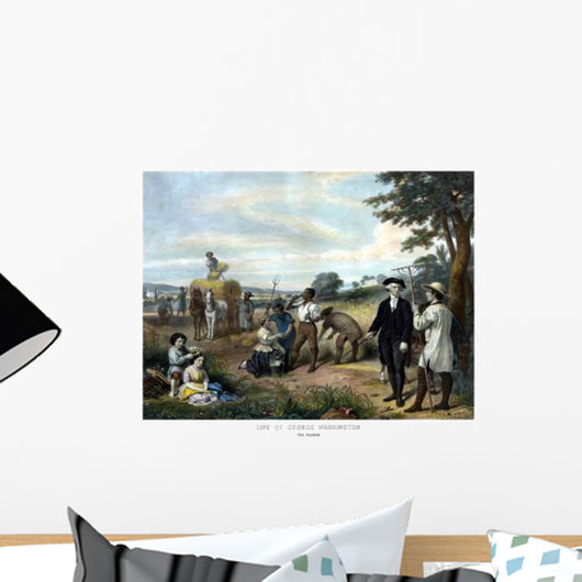 Vintage American History Print Wall Decal Design 17