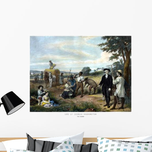 Vintage American History Print Wall Decal Design 17