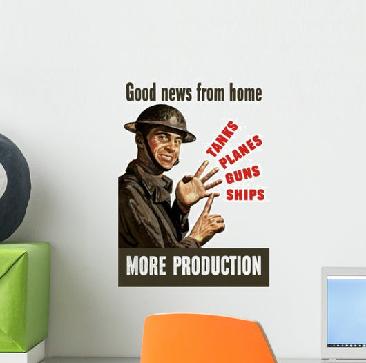 Vintage World War Ii Wall Decal Design 49