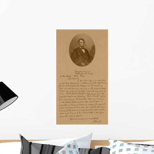 Vintage American History Print Wall Decal Design 16