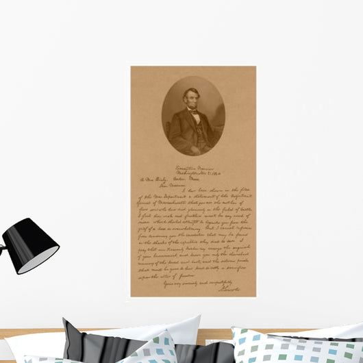 Vintage American History Print Wall Decal Design 16