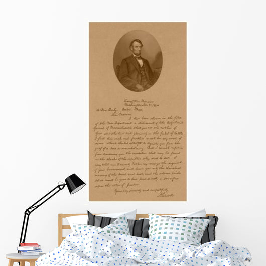 Vintage American History Print Wall Decal Design 16
