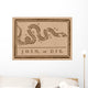 Join or Die Print Wall Decal