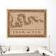 Join or Die Print Wall Decal