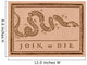 Join or Die Print Wall Decal