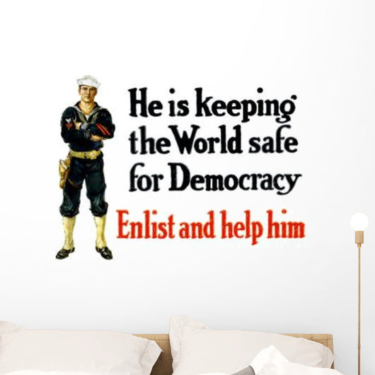 Vintage World War One Wall Decal Design 19