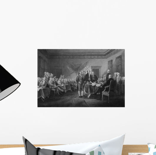 Vintage American History Print Wall Decal Design 14