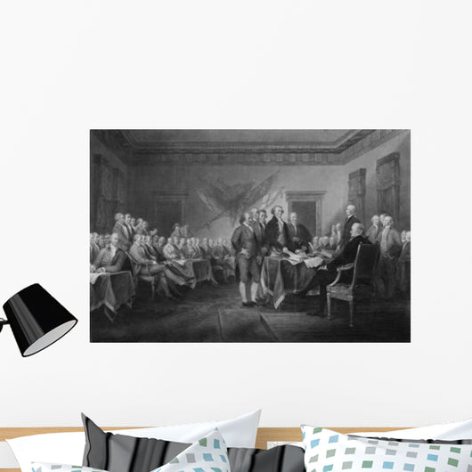 Vintage American History Print Wall Decal Design 14
