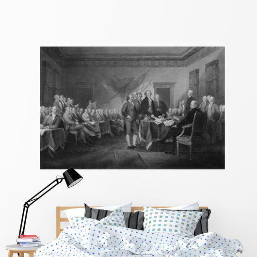 Vintage American History Print Wall Decal Design 14