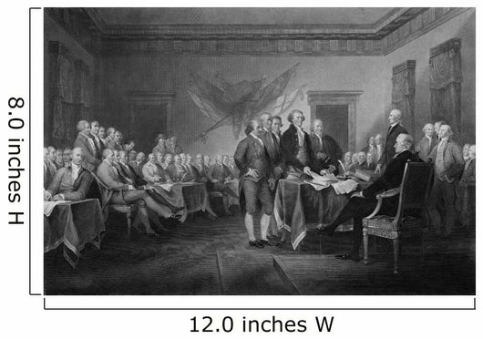 Vintage American History Print Wall Decal Design 14