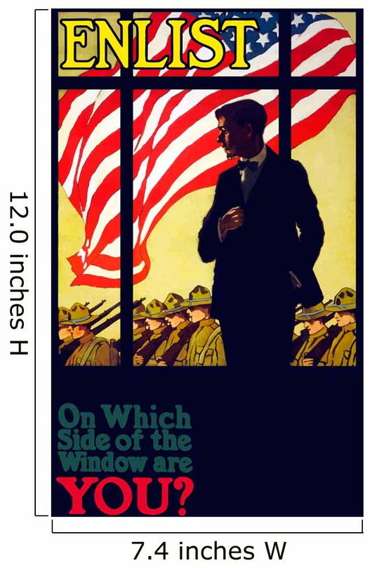 World War One Poster Wall Decal Design 3