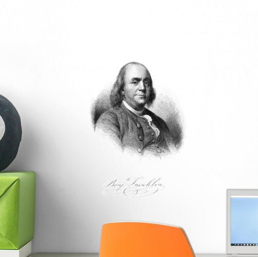 Vintage American History Print Wall Decal