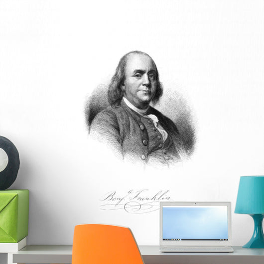 Vintage American History Print Wall Decal