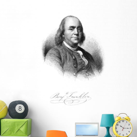 Vintage American History Print Wall Decal