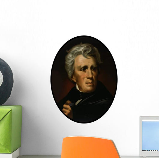 Vintage American History Painting Wall Decal