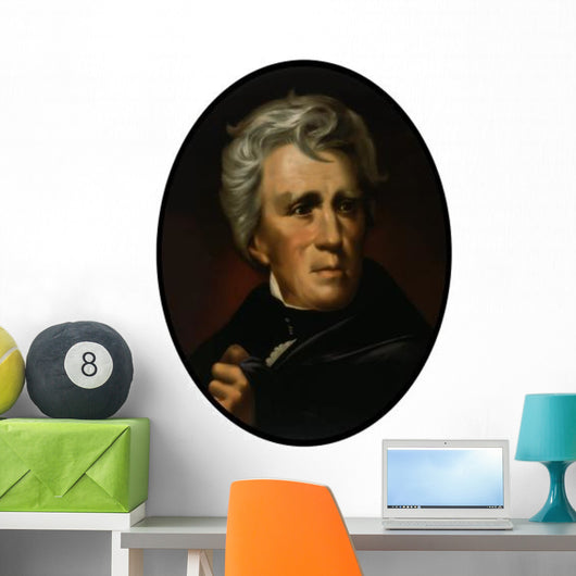 Vintage American History Painting Wall Decal