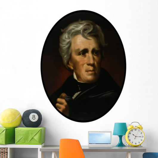 Vintage American History Painting Wall Decal