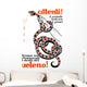 Vintage Italian World War Wall Decal