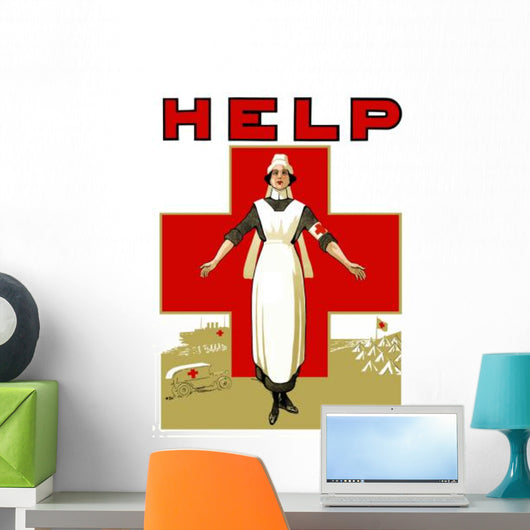 Vintage World War One Wall Decal Design 9