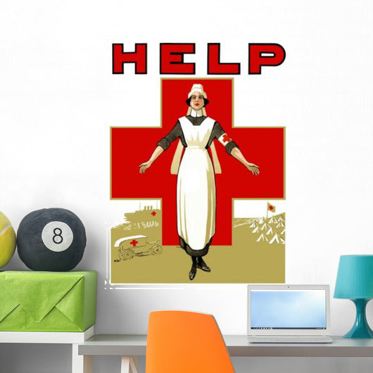 Vintage World War One Wall Decal Design 9