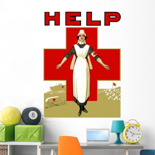 Vintage World War One Wall Decal Design 9