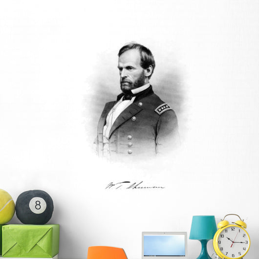 Vintage Civil War Print Wall Decal Design 9