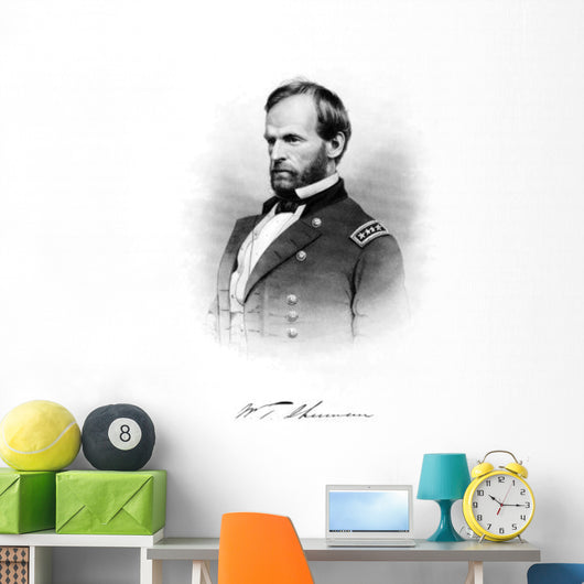 Vintage Civil War Print Wall Decal Design 9
