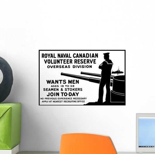 Vintage World War One Wall Decal Design 6