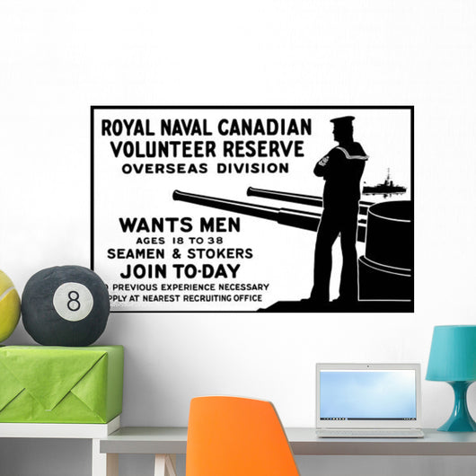 Vintage World War One Wall Decal Design 6