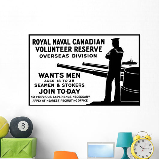 Vintage World War One Wall Decal Design 6